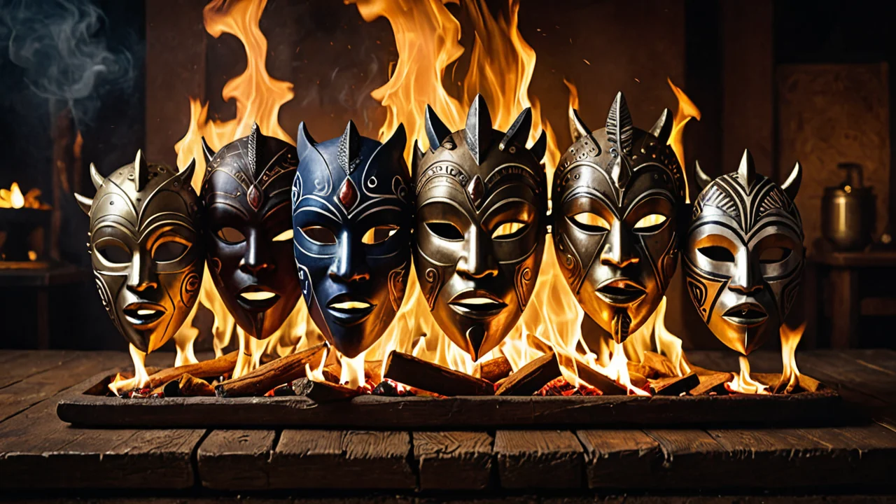 9 Masks of Fire Pokie Guide